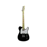 COMBO DE GUITARRA ELECTRICA TIPO TELECASTER COLOR NEGRO, INCLUYE AMPLIFICADOR DE 10W, BOLSO, CUERDAS DE RESPUESTO,CABLE CON CONECTORES, CORREA, AFINADOR, SOPORTE - Miniatura 1