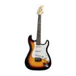 COMBO DE GUITARRA ELECTRICA TIPO TELECASTER COLOR AMARILLO, INCLUYE AMPLIFICADOR DE 10W, BOLSO, CUERDAS DE RESPUESTO,CABLE CON CONECTORES, CORREA, AFINADOR, SOPORTE - Miniatura 1