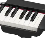 PIANO ELECT DE 88 T CON 3 NIV DE SENSIBILIDAD, COLOR NEGRO, 10 TONOS, USB A HOST,  CONECCIÓN CON APP - Miniatura 3