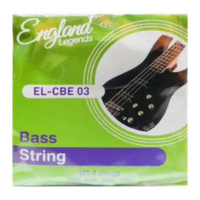 SET DE CUERDAS PARA BAJO ELECTRICO DE 4 CUERDAS, ACERO NIQUELADO, CALIBRE 0.45-0.55-0.80-1.00