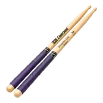 BAQUETA 5B PUNTA DE MADERA, SERIE EVA, MANGO CON AGARRE MORADO, MADERA MARFIM, 420X15,9MM - Miniatura 2