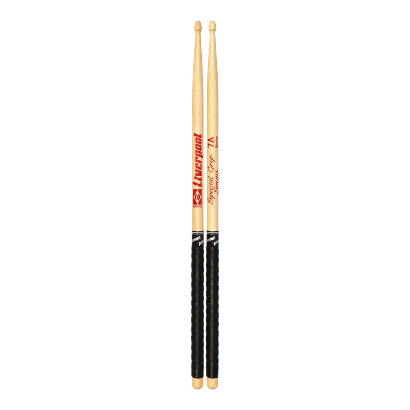 BAQUETA 7A PUNTA DE MADERA, SERIE SPECIAL GRIP, MANGO CON AGARRE NEGRO ,400X14MM - Imagen 1