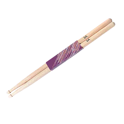 BAQUETA 5A PUNTA DE MADERA, COLOR NATURAL, 408X14MM