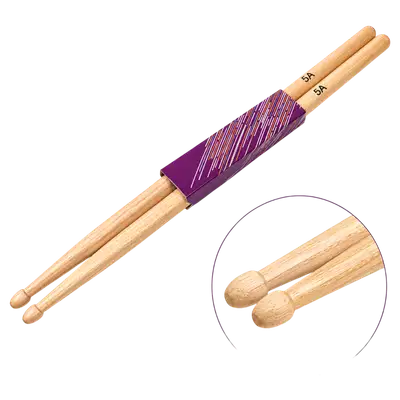 BAQUETA 5A PUNTA DE MADERA, COLOR NATURAL, 408X14MM