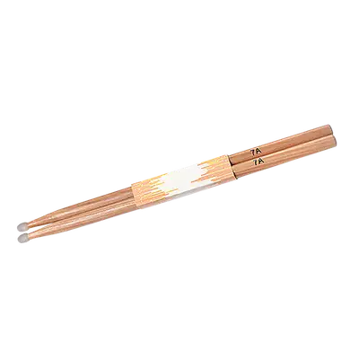 BAQUETA 7AN PUNTA DE NYLON, COLOR NATURAL, 395X14MM