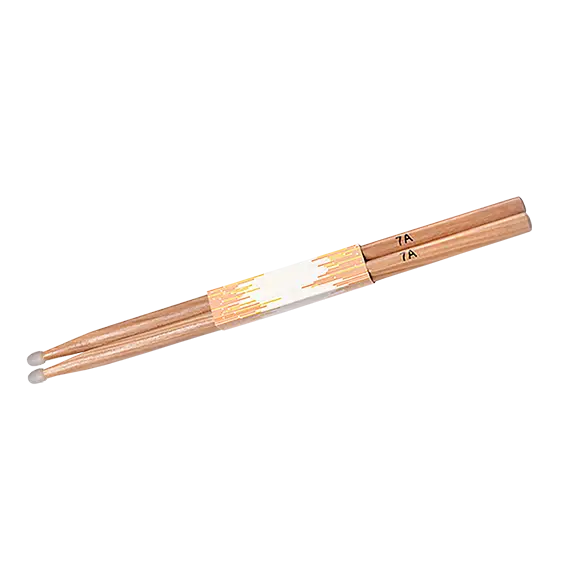 BAQUETA 7AN PUNTA DE NYLON, COLOR NATURAL, 395X14MM - Imagen 1
