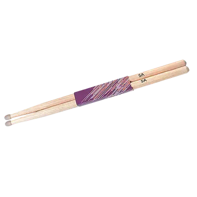 BAQUETA 5AN PUNTA DE NYLON, COLOR NATURAL, GROSOR 408X14MM