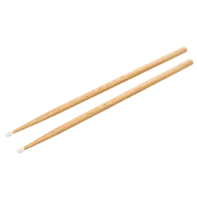 BAQUETA 5AN PUNTA DE NYLON, COLOR NATURAL, GROSOR 408X14MM