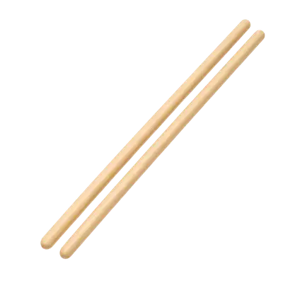 BAQUETA SIN PUNTA PARA TIMBAL, COLOR NATURAL, 14X328MM