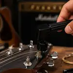 ENRROLLADOR DE CUERDAS PARA GUITARRA, NYLON COLOR NEGRO - Miniatura 3