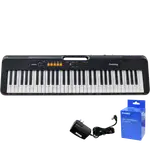 TECL 61 T, 122 TIMB, 61 RITM, POLIFONIA 32, USB A HOST, INCL ADAPT DE CORRIENTE, COLOR NEGRO - Miniatura 2
