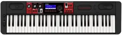 TECL 61 T, 900 TIMB, 243 RITM, 64 DE POLIF, USB A HOST- MIDI, PANT LCD, COLOR NEGRO
