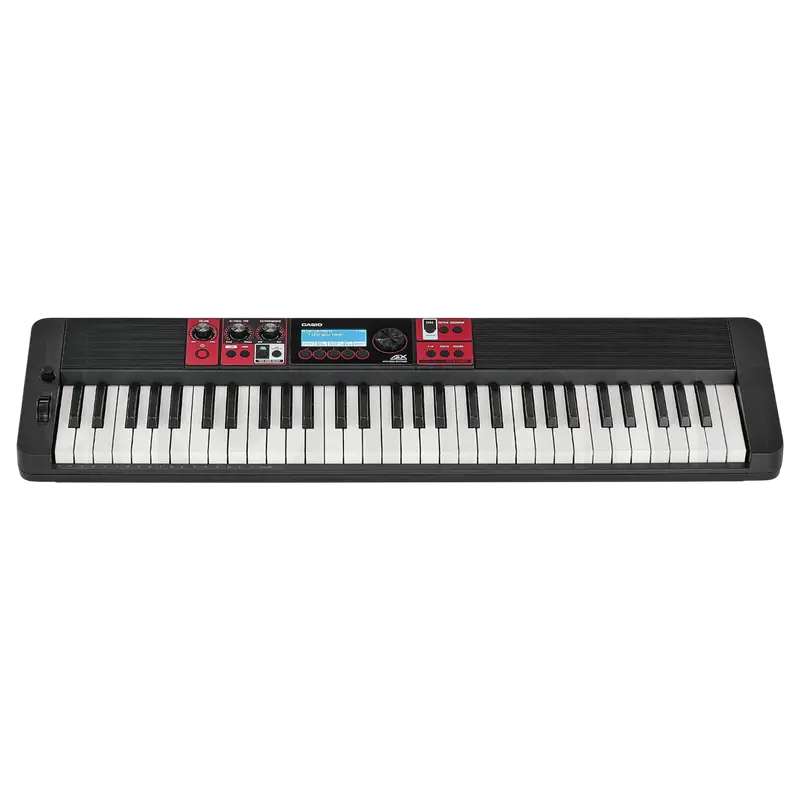 TECL 61 T, 900 TIMB, 243 RITM, 64 DE POLIF, USB A HOST- MIDI, PANT LCD, COLOR NEGRO - Imagen 1