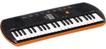 MINI TECL, 44 T, 100 TIMB, 50 RITM, 10 CANCIONES INCORPORADAS, POLIFONIA 8, PANTALLA LCD, INCL ADAPT DE CORRIENTE, COLOR NEGRO - Miniatura 1