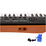 MINI TECL, 44 T, 100 TIMB, 50 RITM, 10 CANCIONES INCORPORADAS, POLIFONIA 8, PANTALLA LCD, INCL ADAPT DE CORRIENTE, COLOR NEGRO - Miniatura 3