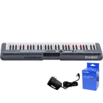 TECL 61 T RETROILUMINADAS, 400 TIMB, 77 RITM, POLIF 48, CONEC APP, USB MIDI, PANT LCD, INCL ADAPT DE CORRIENTE, COLOR NEGRO - Miniatura 3