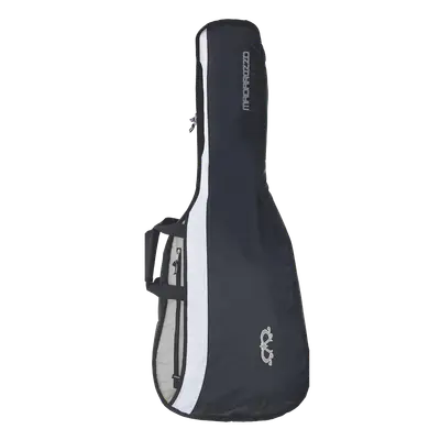 BOLSO PARA GUITARRA CLASICA 39", COLOR NEGRO Y GRIS, MATERIAL POLIESTER, CON RELLENO DE 8 MM