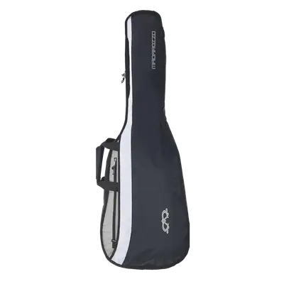 BOLSO PARA UKELELE SOPRANO 13", COLOR NEGRO Y GRIS, MATERIAL POLIESTER, CON RELLENO DE 8 MM