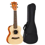 UKELELE SOPRANO 13", COLOR NATURAL, MADERA DE SAPELE, INCLUYE BOLSO Y JUEGO DE CUERDAS AQUILAS DE RESPUESTO - Miniatura 2