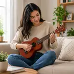 UKELELE SOPRANO 13", COLOR CAFÉ - Miniatura 3
