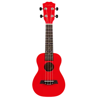 UKELELE SOPRANO 13", COLOR ROJO