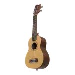 UKELELE SOPRANO 13", COLOR NATURAL, MADERA DE SAPELE, INCLUYE BOLSO Y JUEGO DE CUERDAS AQUILAS DE RESPUESTO - Miniatura 3