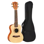 UKELELE CONCIERTO 15", COLOR NATURAL, MADERA DE SAPELE, INCLUYE BOLSO Y JUEGO DE CUERDAS AQUILAS DE RESPUESTO - Miniatura 2