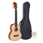 UKELELE CONCIERTO 15", COLOR NATURAL, MADERA DE SAPELE, INCLUYE BOLSO Y JUEGO DE CUERDAS AQUILAS DE RESPUESTO - Miniatura 1