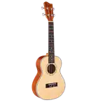 UKELELE CONCIERTO 15", COLOR NATURAL, MADERA DE SAPELE, INCLUYE BOLSO Y JUEGO DE CUERDAS AQUILAS DE RESPUESTO - Miniatura 2