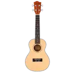 UKELELE CONCIERTO 15", COLOR NATURAL, MADERA DE SAPELE, INCLUYE BOLSO Y JUEGO DE CUERDAS AQUILAS DE RESPUESTO - Miniatura 3