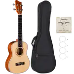 UKELELE TENOR 17", COLOR NATURAL, MADERA DE SAPELE, INCLUYE BOLSO Y JUEGO DE CUERDAS AQUILAS DE RESPUESTO - Miniatura 2