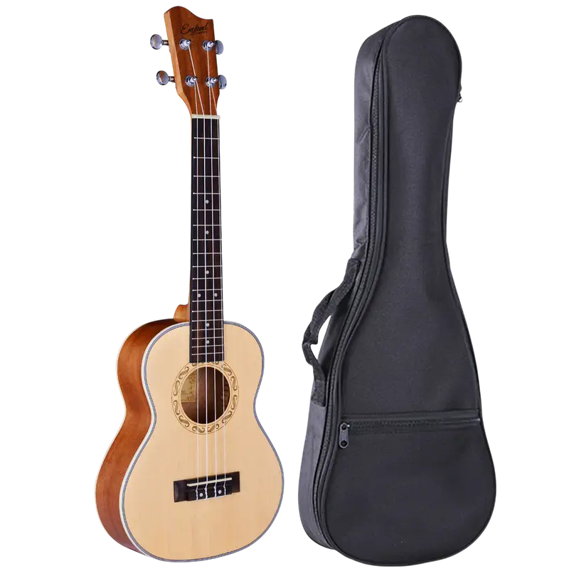 UKELELE TENOR 17", COLOR NATURAL, MADERA DE SAPELE, INCLUYE BOLSO Y JUEGO DE CUERDAS AQUILAS DE RESPUESTO - Imagen 1