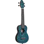 SET DE UKELELE SOPRANO 13", KEIKI, TAPA SUPERIOR AGATHIS, CUERPO ABS, DIAPASÓN Y PUNTE ABS, MÁSTIL OKOUME, COLOR CALEIDOSCOPIO AZUL, ACABADO SATINADO, INCLUYE AFINADOR,CORREA,VITELA Y BOLSA DE TELA - Miniatura 8