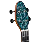 SET DE UKELELE SOPRANO 13", KEIKI, TAPA SUPERIOR AGATHIS, CUERPO ABS, DIAPASÓN Y PUNTE ABS, MÁSTIL OKOUME, COLOR CALEIDOSCOPIO AZUL, ACABADO SATINADO, INCLUYE AFINADOR,CORREA,VITELA Y BOLSA DE TELA - Miniatura 28