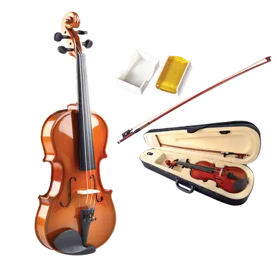 VIOLIN 1/4 COLOR CAFE, INCLUYE ESTUCHE, ARCO Y PERRUBIA
