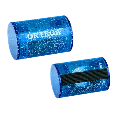 SHAKER PARA DEDOS, DE NYLON, COLOR AZUL ESCARCHADO