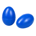 PAR SHAKER FORMA DE HUEVO COLOR AZUL, PLASTICO DE ALTO IMPACTO - Miniatura 1