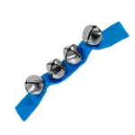 CASCABEL PULSERA DE POLIPROPILENO AJUSTABLE CON VELCRO, INCLUYE 4 CASCABELES DE METAL - Miniatura 3