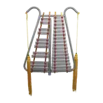 LYRA PARA BANDA DE GUERRA, INCLUYE CORREA, CARTUCHERA DE CUERO Y BAQUETAS - Miniatura 1