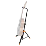 SOPORTE UNIVERSAL PARA GUITARRA, COLOR NEGRO Y NARANJA, YUGO AJUSTABLE DE ALTURA - Miniatura 1