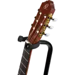 SOPORTE UNIVERSAL PARA GUITARRA, COLOR NEGRO Y NARANJA, YUGO AJUSTABLE DE ALTURA - Miniatura 4