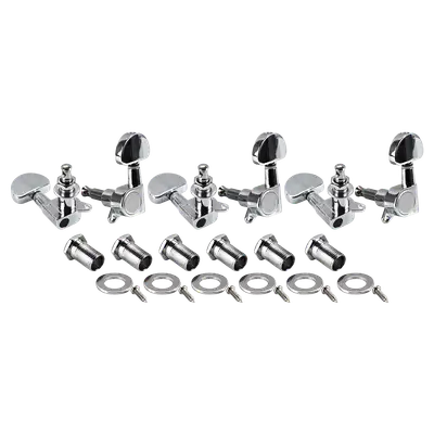 SET DE CLAVIJAS PARA GUITARRA ACUSTICA, NIQUELADAS