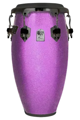 CONGA 11.75", EN FIBRA DE VIDRIO, SIGNATURE JIMMIE MORALES, COLOR PURPURA, PARCHE SINTETICO