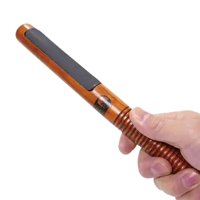 BAQUETA DE MADERA CON DOBLE SUPERFICIE PARA CAMPANA DE MANO