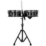 SET DE TIMBALES 14" - 15" DE ACERO LAMINADO, INCLUYE PEDESTAL - Miniatura 3