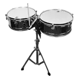 SET DE TIMBALES 14" - 15" DE ACERO LAMINADO, INCLUYE PEDESTAL - Miniatura 5