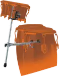 SOPORTE AEREO PARA BONGO, CROMADO - Miniatura 1