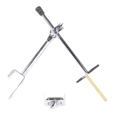SOPORTE AEREO PARA BONGO, CROMADO