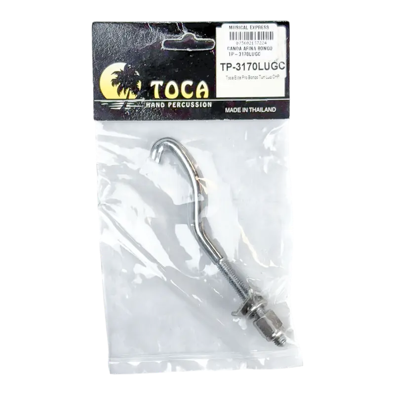 TORNILLO DE GANCHO PARA BONGO, SERIE ELITE PRO, ACERO CROMADO - Imagen 1