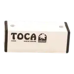 SHAKER 4", RECTANGULAR DE METAL, COLOR BLANCO - Miniatura 2